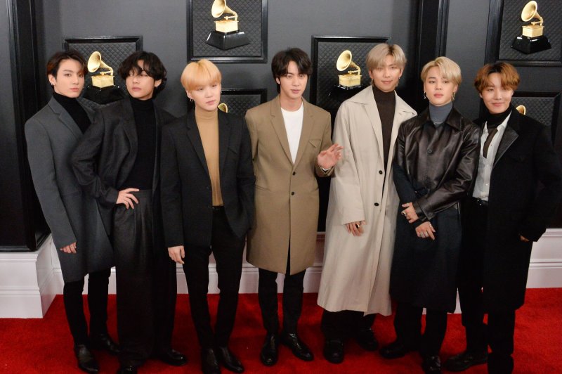 BTS will mark the 10th anniversary of its debut with its Festa festival in Seoul in June. File Photo by Jim Ruymen/UPI