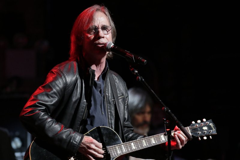 Jackson Browne's 2023 Summer Tour will include performances at the Grand Ole Opry in Nashville on June 18 and the Walt Disney Theater in Orlando on July 29. File Photo by John Angelillo/UPI