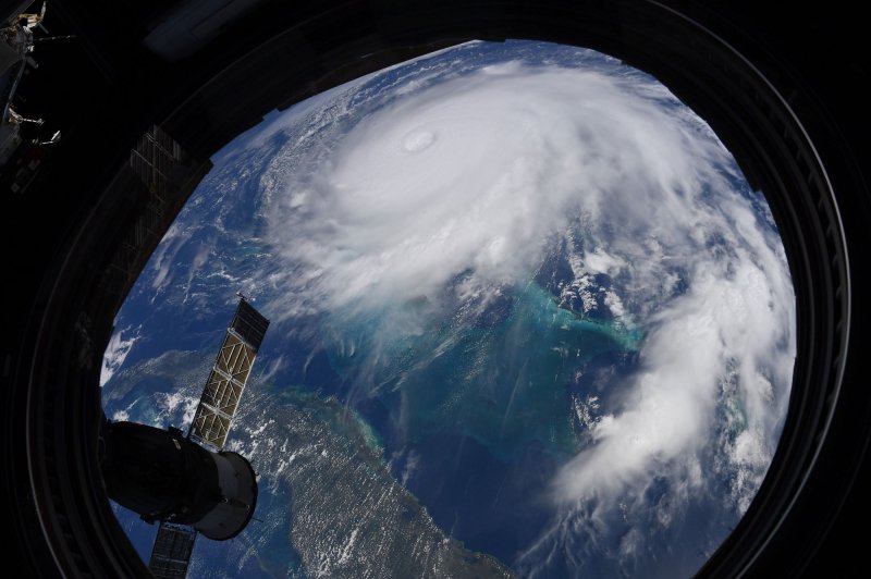 NASA astronaut Christian Koch snapped this image of Hurricane Dorian from the International Space Station during a flyover on Monday. Photo courtesy NASA