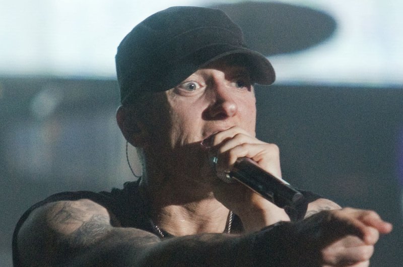 Eminem's "Music to be Murdered By" is the No. 1 album in the United States. File Photo by Heinz Ruckemann/UPI