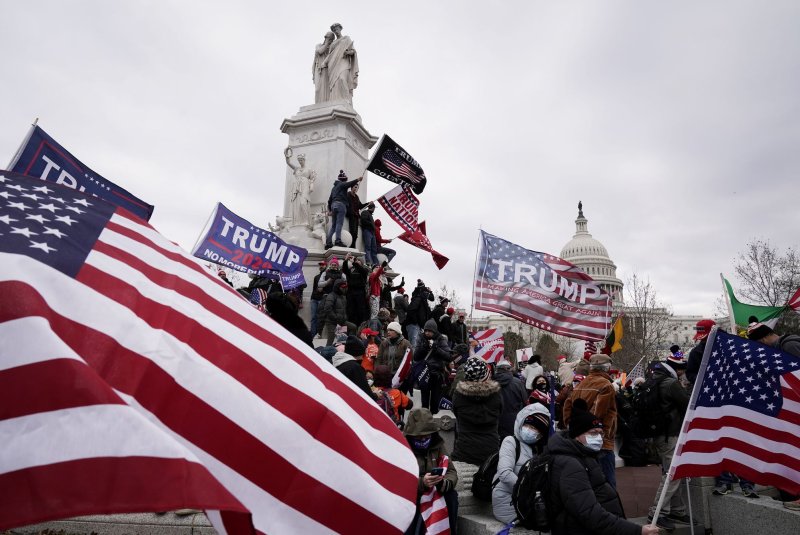 The Southern Poverty Law Center said Monday that the breach of the Capitol building in Washington, D.C., last month was the culmination of years of right-wing radicalization. Photo by Ken Cedeno/UPI