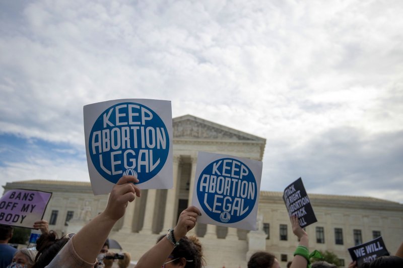 Texas on Thursday asked the Supreme Court to leave its controversial abortion ban in place, arguing the Justice Department has no jurisdiction to fight it. Photo by Bonnie Cash/UPI