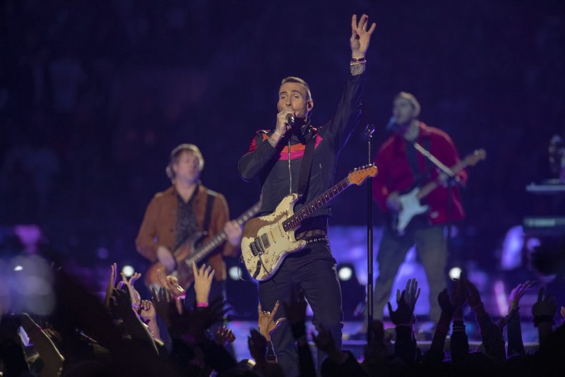 Maroon 5 released a single and lyric video for "Middle Ground," its first new song since 2021. File Photo by Tasos Katopodis/UPI