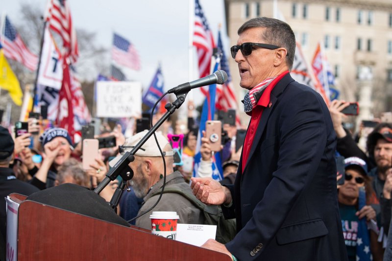 Former Gen. Michael Flynn was ordered on Tuesday to testify in Fulton County District Attorney Fani Willis’ probe into interference in the 2020 election. File photo by Kevin Dietsch/UPI