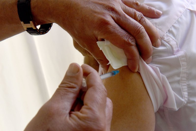 Researchers found that for all types of cancer, patients' risk of breakthrough COVID-19 infection dropped after their second vaccine dose. File Photo by Debbie Hill/UPI | <a href="/News_Photos/lp/e8f0a2ffeacb8666f43d2fc38531fe6a/" target="_blank">License Photo</a>
