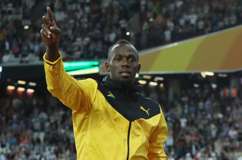 Jamaican sprinter Usain Bolt retired from the sport after the 2017 World Championships. He is an 11-time world champion. File Photo by Hugo Philpott/UPI