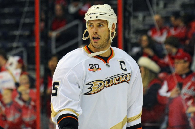 Ryan Getzlaf and the Anaheim Ducks face the Los Angeles Kings in the first round of the NHL playoffs. Photo by Mark Goldman/UPI