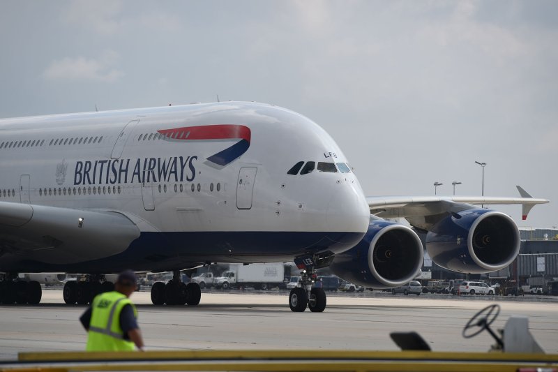 British Airways is one of dozens of British, American and Canadian companies and organizations hit by a major cyber attack and told by the perpetrators to make contact within 7 days or face having the personal data of their employees dumped online. File photo by Molly Riley/UPI