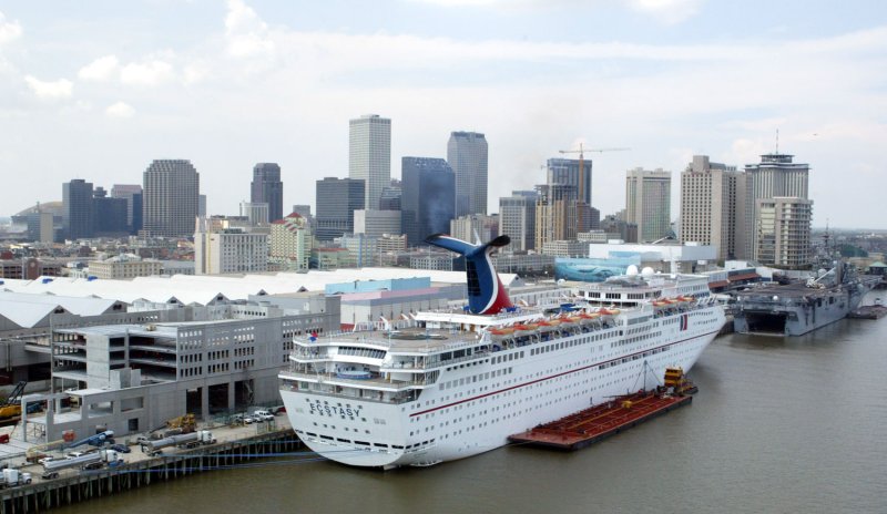 The U.S. Coast Guard announced Thursday it has suspended the search for the passenger of the cruise ship Carnival Ecstasy who was seen going overboard early Wednesday morning. Photo by A.J. Sisco/UPI