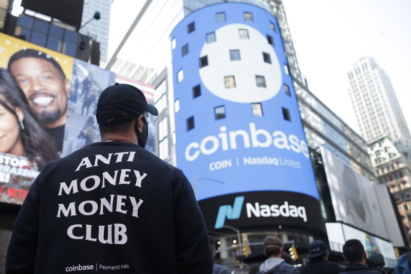 The Securities and Exchange Commission filed a complaing against Coinbase on Tuesday in U.S. District Court in New York, accusing it of operating an unauthorized crypto exchange. File Photo by John Angelillo/UPI