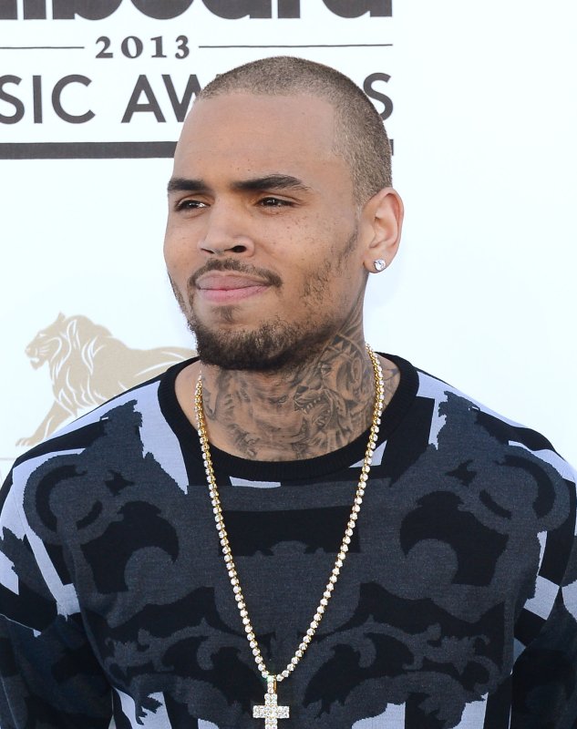 Singer Chris Brown arrives at the 2013 Billboard Music Awards held at the MGM Hotel in Las Vegas, Nevada on May 19, 2013. UPI/Jim Ruymen | <a href="/News_Photos/lp/2479233ce0ba1e73b08a4b62a97432e4/" target="_blank">License Photo</a>