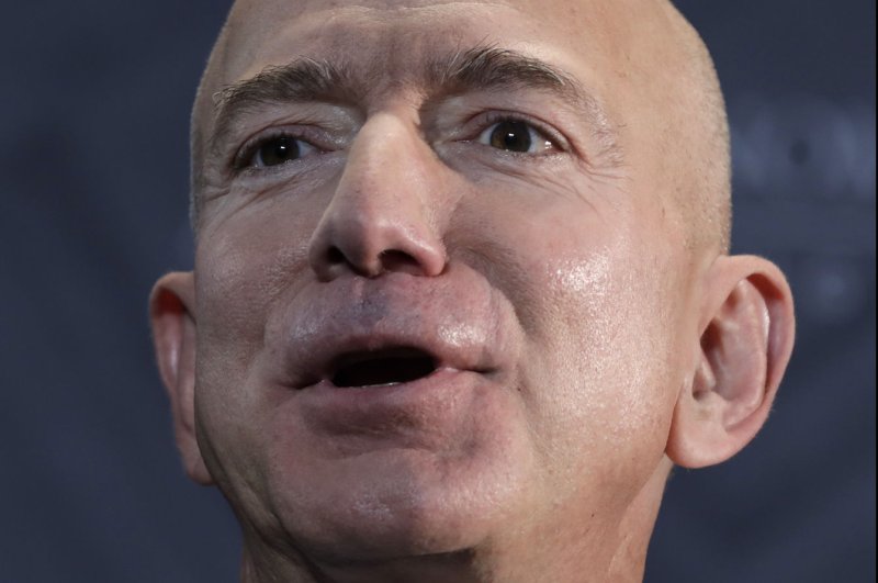A judge on Thursday ordered the Pentagon to stop work on its JEDI cloud program, a contract for which was awarded last year to Microsoft, as a lawsuit brought by Amazon questions the contract award process. Pictured, Amazon owner Jeff Bezos. File Photo by Yuri Gripas/UPI