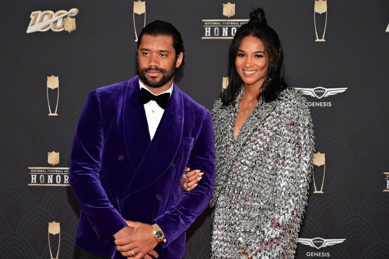 Russell Wilson and wife Ciara married in 2016. File Photo by David Tulis/UPI