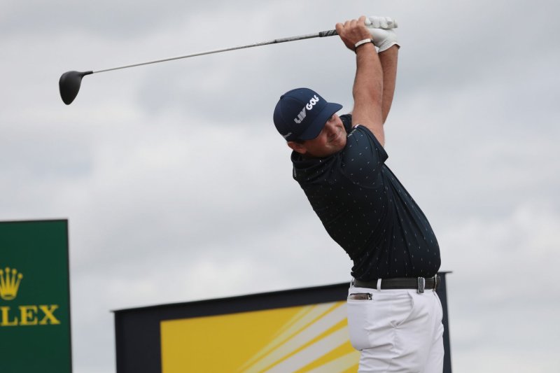 LIV Golf's Patrick Reed claims that Golf Channel and commentator Brandel Chamblee are conspiring with the PGA Tour and others to defame him. File Photo by Hugo Philpott/UPI | <a href="/News_Photos/lp/5c0f0297d09cf84b069256d319de21cc/" target="_blank">License Photo</a>