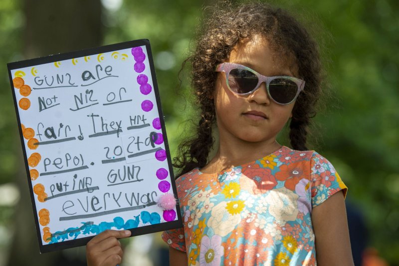 Two studies released Monday in JAMA Pediatrics offer similarly stark views on the impact of gun violence on society's most vulnerable members: children. File Photo by Bonnie Cash/UPI