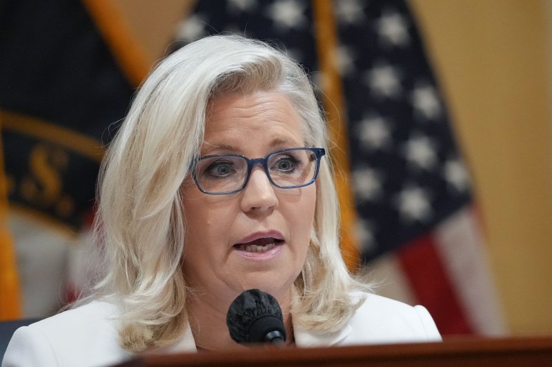 Rep. Liz Cheney, R-Wyo., vice chair of the House select committee investigating the January 6 attack on the U.S. Capitol, was projected to lose her seat in Tuesday's primary. File Photo by Pat Benic/UPI