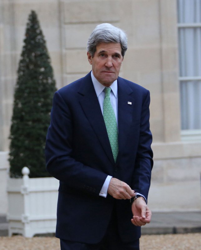 U.S. Secretary of State John Kerry in Paris Feb. 27, 2013. UPI/David Silpa