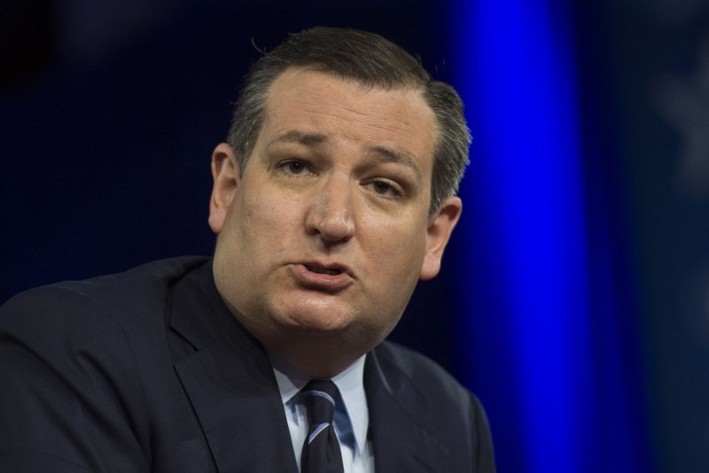 On Friday U.S. Senator Ted Cruz criticized a past U.S. decision to remove North Korea from a list of state sponsors of terrorism. Photo by Molly Riley/UPI