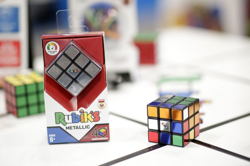 The makers of Rubik's Cube announced they are celebrating the toy's 40th anniversary with a livestreamed attempt to break the world record for most people simultaneously solving the puzzles. File Photo by John Angelillo/UPI