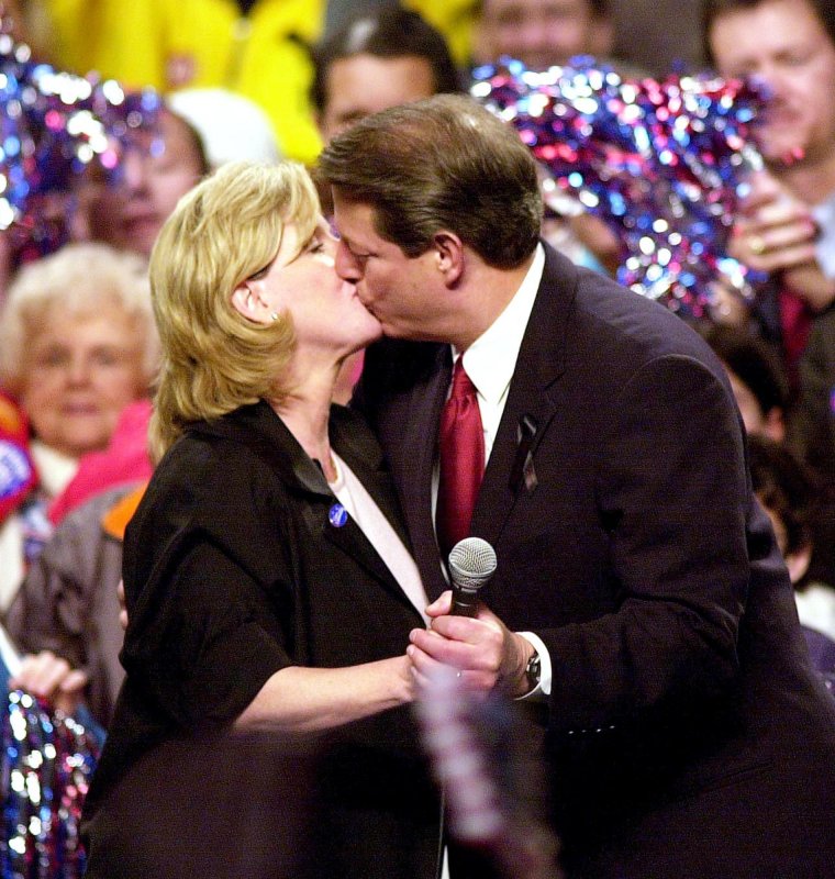 More baby boomers age 50 and older getting divorced.such as Al Gore. After 40 years of marriage the baby boomer couple divorced in 2010. In a November 6, 2000 file photo, Vice President Al Gore kissed his wife Tipper during a rally at the America's Center in St. Louis. UPI/Bill Greenblatt/File