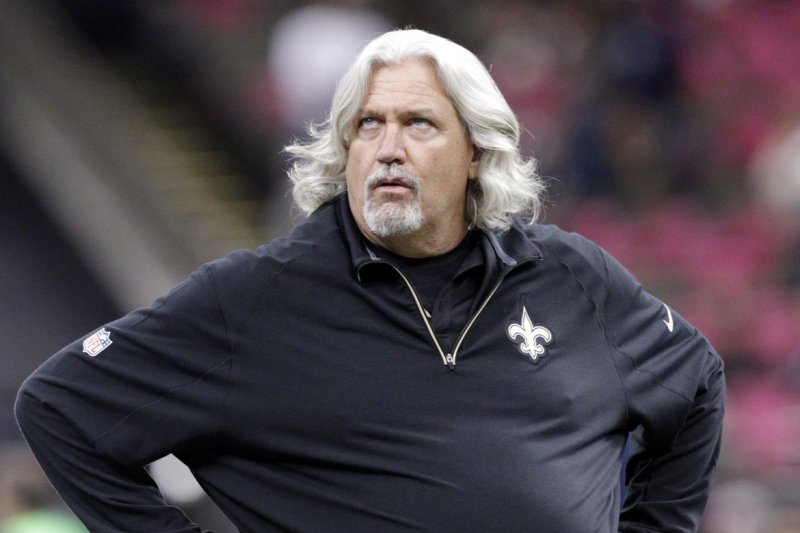 Former New Orleans Saints defensive coordinator Rob Ryan has been hired to lead the Washington Redskins' inside-linebacking corps. Photo by AJ Sisco/UPI