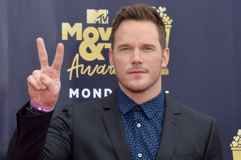 "Super Mario Bros." voice actor Chris Pratt attends the MTV Movie &amp; TV Awards in June 2018. The film, based on the video game series, has been delayed to 2023. File Photo by Jim Ruymen/UPI