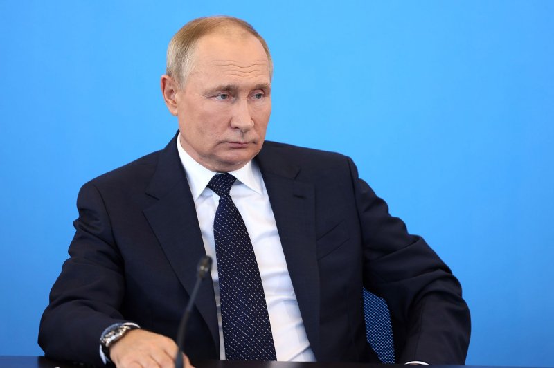 Russian President Vladimir Putin is planning to sign formal annexation agreements with four regions of Ukraine on Friday. Photo courtesy of Kremlin Pool | <a href="/News_Photos/lp/b8891cf83c5f07132be150b3ba6bea6d/" target="_blank">License Photo</a>