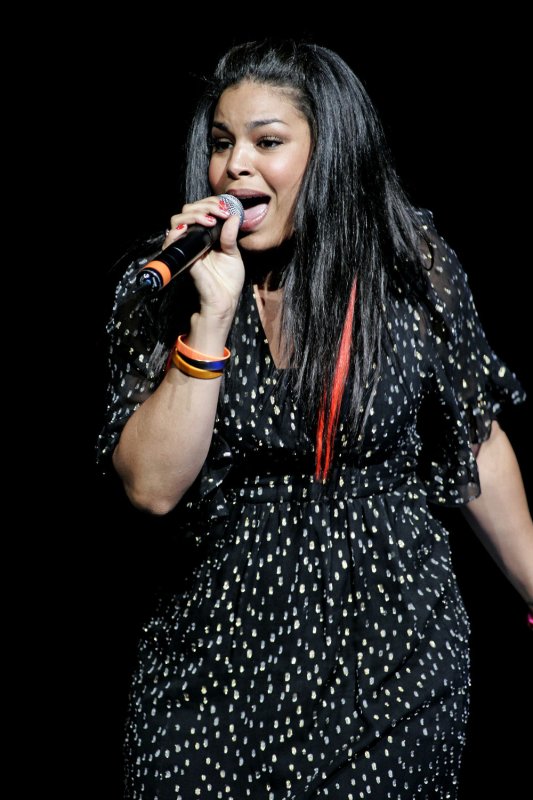Former American Idol winner Jordin Sparks performs in concert at the American Airlines Arena in Miami on May 25, 2008. (UPI Photo/Michael Bush)
