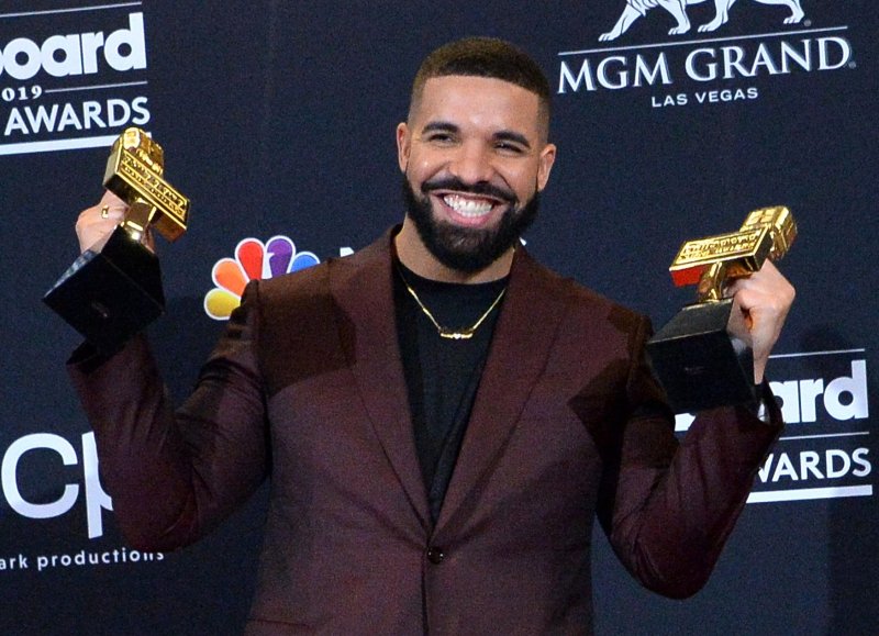 Drake's "Honestly Never Mind" is the No. 1 album in the United States this week. File Photo by Jim Ruymen/UPI | <a href="/News_Photos/lp/253b854d9129e3d99999018d92d7a55d/" target="_blank">License Photo</a>