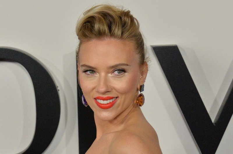Scarlett Johansson talked about how Mark Ruffalo didn't get an "Avengers" group tattoo on "Late Night with Seth Meyers." File Photo by Jim Ruymen/UPI