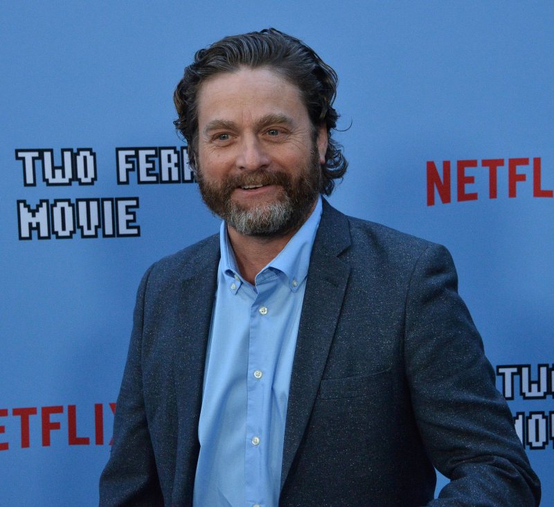 Zach Galifianakis attends the premiere of "Between Two Ferns: The Movie" at the ArcLight Cinerama Dome in the Hollywood section of Los Angeles on September 16, 2019. The actor turns 53 on October 1. File Photo by Jim Ruymen/UPI | <a href="/News_Photos/lp/4656f14db0ea66a14f2f153299e1eb65/" target="_blank">License Photo</a>