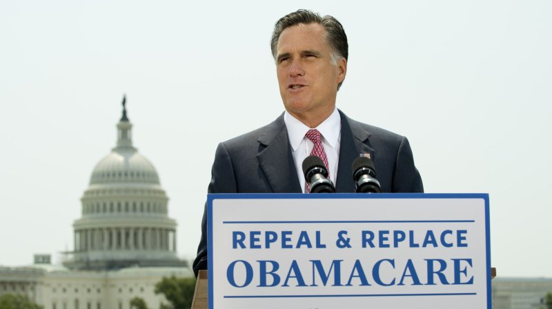 Republican presidential candid Mitt Romney delivers remarks on the Affordable Care Act, President Obama's health care reform bill, after the Supreme Court upheld a majority of the law, in Washington, D.C. on June 28, 2012. The Supreme Court upheld the health care reform law's individual insurance mandate in a 5-4 decision. UPI/Kevin Dietsch