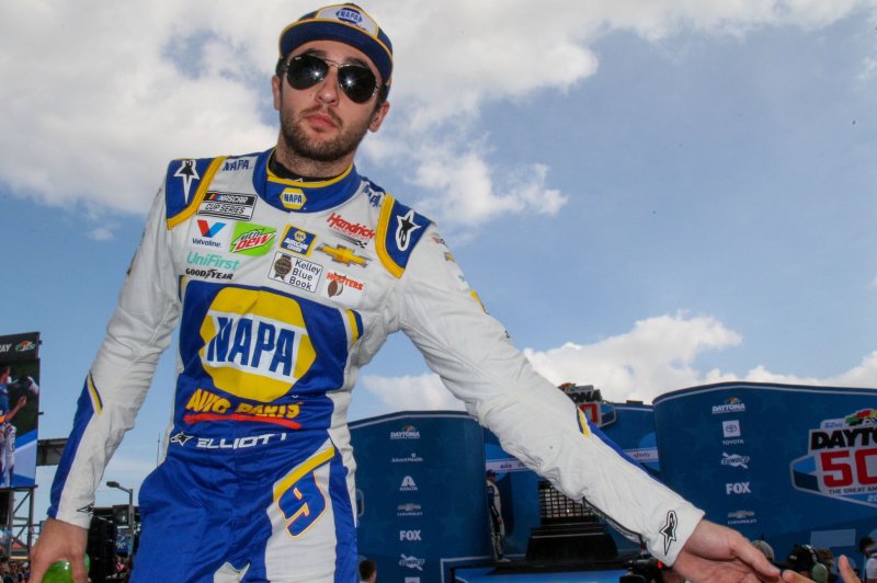 Chase Elliott claimed his fourth win of the season Sunday at Pocono Raceway. File Photo by Mike Gentry/UPI