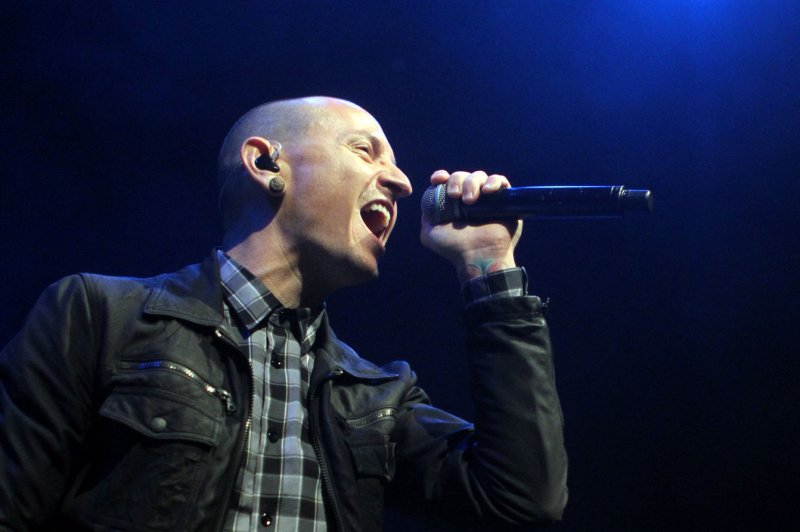 Chester Bennington performs with Stone Temple Pilots in Sunrise, Fla., on September 17, 2013. The Linkin Park singer died of an apparent suicide this week. File Photo by Michael Bush/UPI