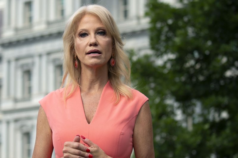 Former Trump adviser Kellyanne Conway met Monday with the House select committee to answer questions about the January 6, 2021, attack on the U.S. Capitol, according to sources familiar with the meeting. File photo by Stefani Reynolds/UPI