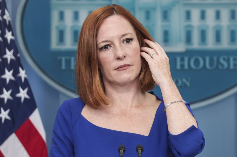 Former White House press secretary Jen Psaki will join MSNBC this fall as a commentator and host of her own streaming show. Photo by Oliver Contreras/UPI