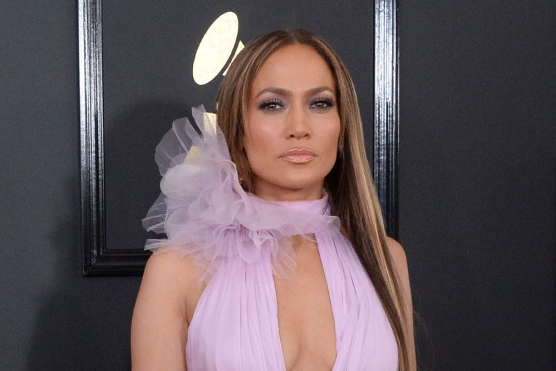 Jennifer Lopez attends the Grammy Awards on February 12. File Photo by Jim Ruymen/UPI