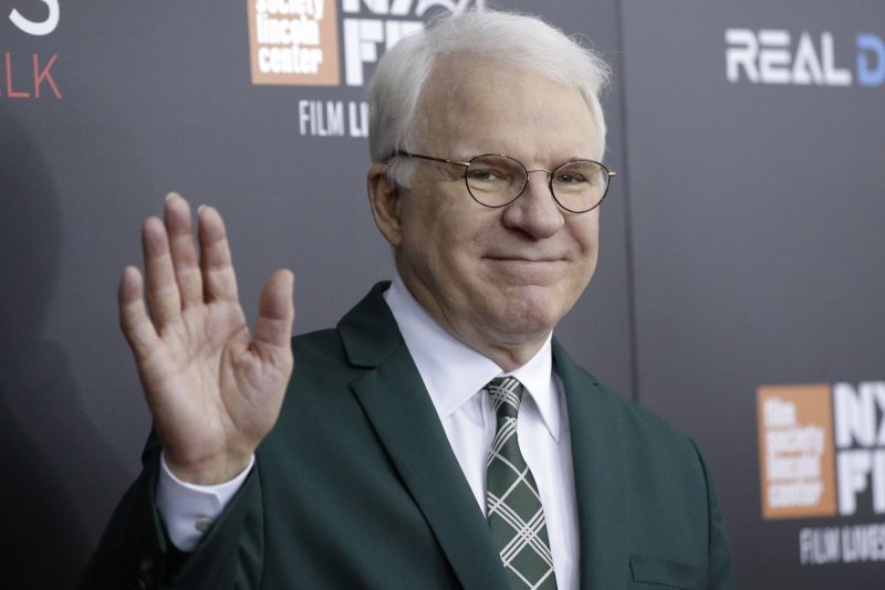 Steve Martin has denied a former co-star's allegation that he was "horrid" on the set of the 1986 movie, "Little Shop of Horrors." File Photo by John Angelillo/UPI