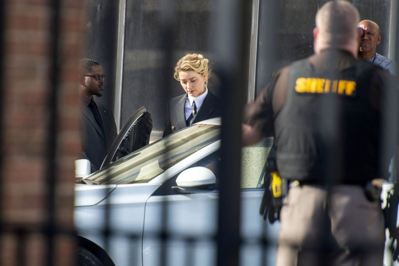 Amber Heard on Thursday testified that she has been "harassed" and "humiliated" since her ex-husband Johnny Depp's lawyers called her allegations of abuse against the actor a "hoax." File Photo by Bonnie Cash/UPI
