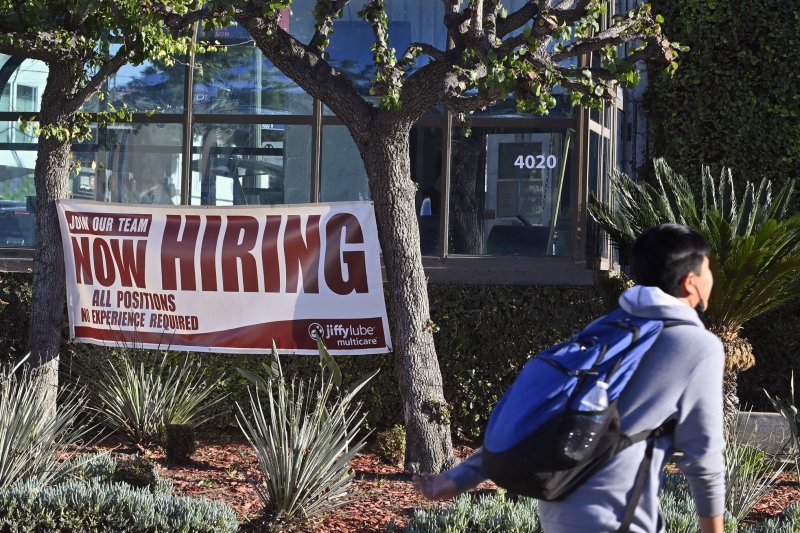 Federal investigators said four companies, including Walmart and Capital One, had posted discriminatory job listings on college job boards online. File Photo by Jim Ruymen/UPI | <a href="/News_Photos/lp/1c1dec69e8ef7546c820ca8b92044537/" target="_blank">License Photo</a>
