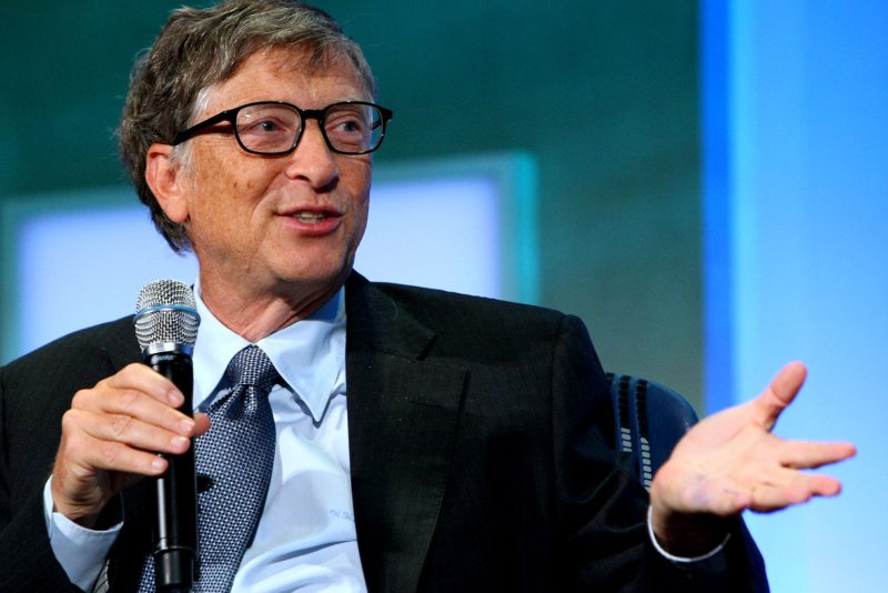 Bill Gates in an interview with Rolling Stone magazine said that while Microsoft was considering buying messaging app WhatsApp, they wouldn't have paid $19 billion. UPI/Monika Graff