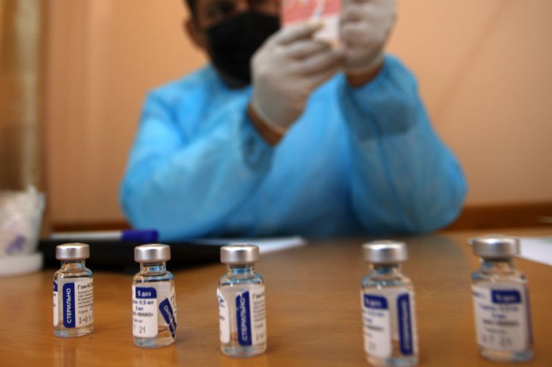 Russia’s Sputnik V COVID-19 vaccine is to be produced in China, state media said Wednesday. File Photo by Ismael Mohamad/UPI