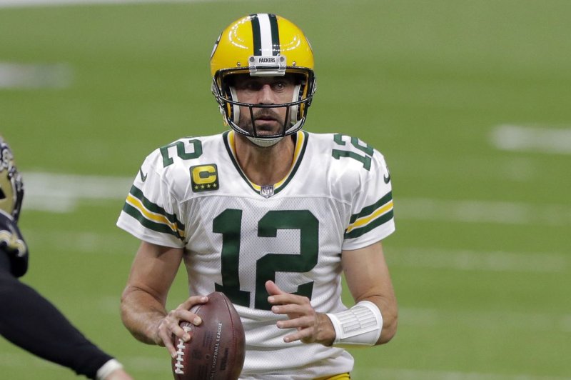 Green Bay Packers quarterback Aaron Rodgers told members of the organization that he doesn't want to return to the team in 2021. File Photo by AJ Sisco/UPI