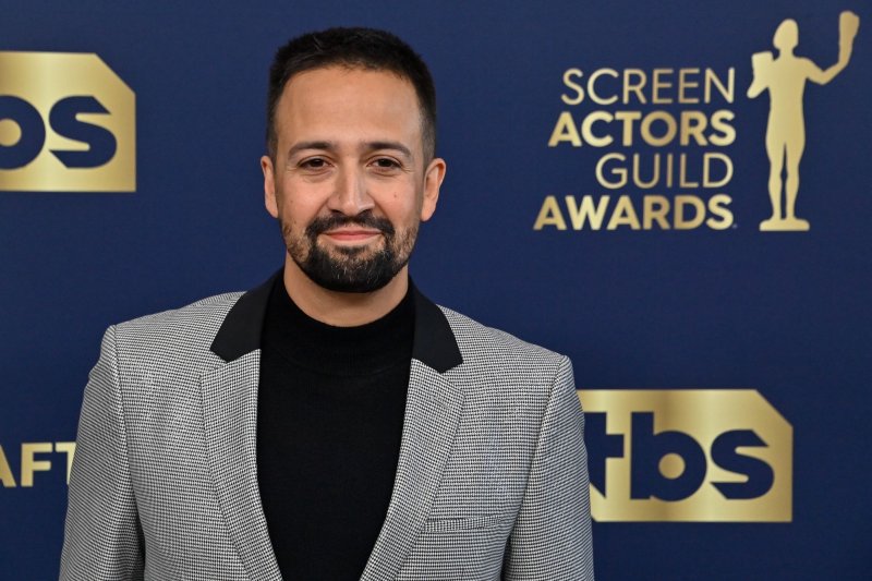 The soundtrack to Lin-Manuel Miranda's movie musical "Encanto" is No. 1 on the Billboard 200 album chart for a seventh week. File Photo by Jim Ruymen/UPI | <a href="/News_Photos/lp/0bf944bbb31dc255c1b793c4efa04dac/" target="_blank">License Photo</a>