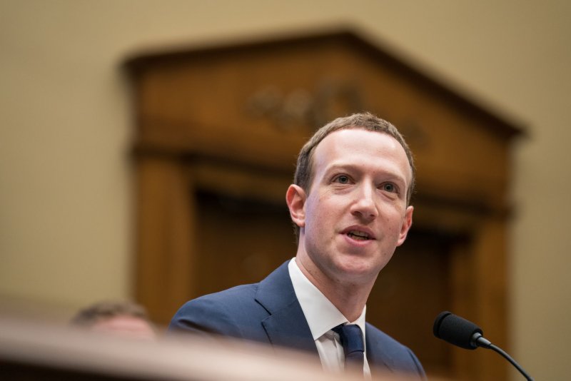 Facebook co-founder and CEO Mark Zuckerberg testifies before a House Energy and Commerce Committee hearing on transparency and use of consumer data on Capitol Hill in Washington, D.C., on April 11, 2018. File Photo by Erin Schaff/UPI