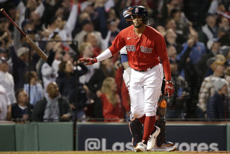 Free agent shortstop Xander Bogaerts opted to leave the Boston Red Sox to sign with the San Diego Padres. File Photo by John Angelillo/UPI