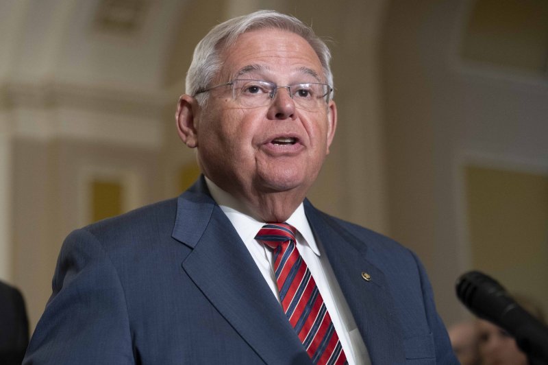 New Jersey Sen. Bob Menendez pleaded for the public to wait for more information Monday following a three-count federal indictment against him. File Photo by Bonnie Cash/UPI