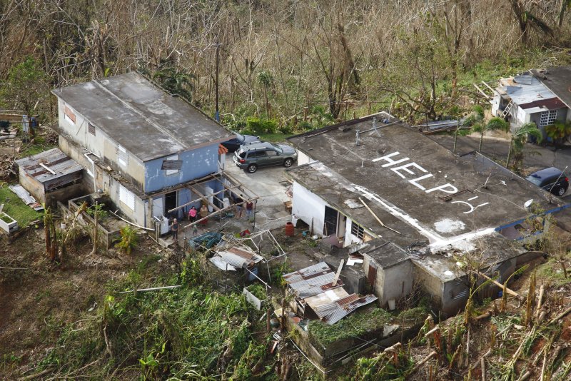 About 85 percent of Puerto Rico remains without electricity, weeks after Hurricane Maria damaged the island's power grid. Photo by Kris Grogan/U.S. Customs and Border Protection/UPI | <a href="/News_Photos/lp/17991de67ede7555ce4eabcf2ecf3e4c/" target="_blank">License Photo</a>