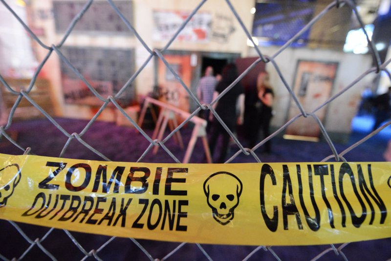 The Illinois state House voted to approve a resolution designating October as "Zombie Preparedness Month." File Photo by Phil McCarten/UPI