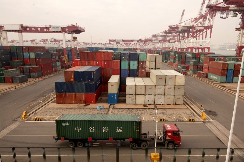 The Chinese government has instituted a forced holiday for all factories while officials try to contain the coronavirus, which could decrease that nation's imports and exports. File Photo by Stephen Shaver/UPI | <a href="/News_Photos/lp/036d37c8d99e80149b66895613e938eb/" target="_blank">License Photo</a>
